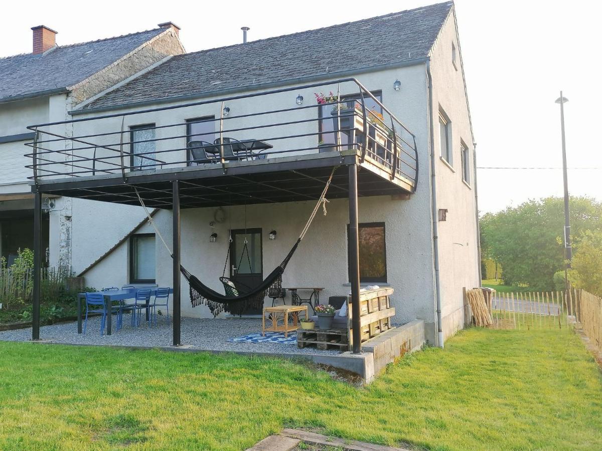 La Roche Trouee - Maison Avec Vue A Nismes Buitenkant foto