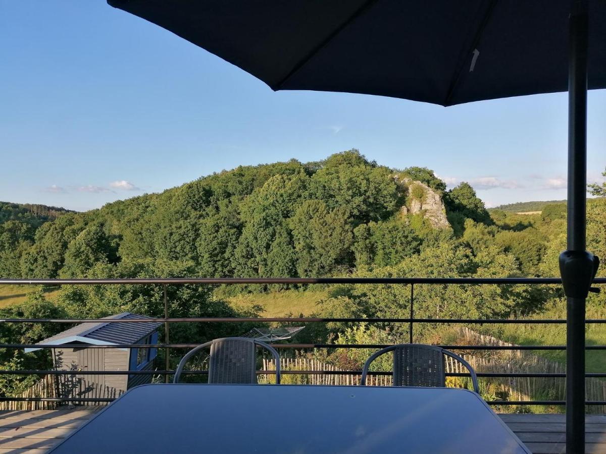 La Roche Trouee - Maison Avec Vue A Nismes Buitenkant foto